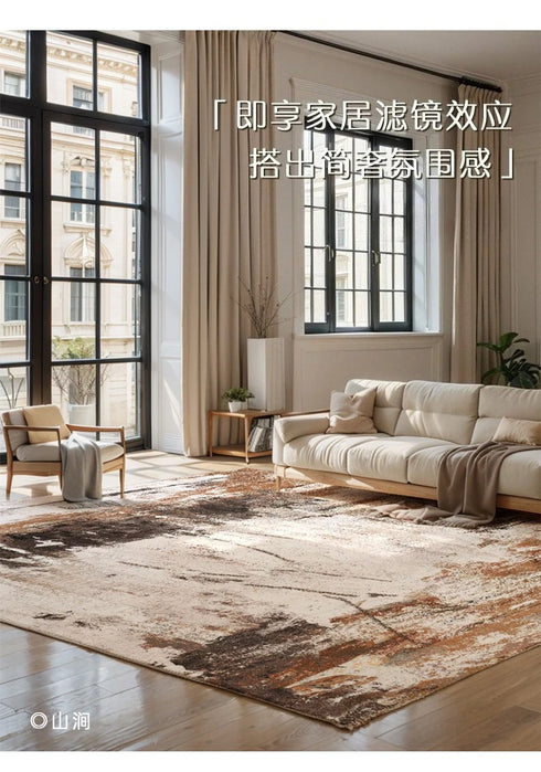 Light Luxury Retro Area Rugs for Living Room and Bedroom Plush Soft Thick Mats