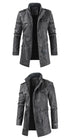 Fleece-lined Faux-Leather Jacket — Warm, Slim & Winter-Ready