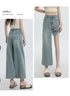 Wide Leg Loose Denim Ankle-Length Jeans for Women - Trendy Streetwear Pants Perfect for Summer Outfits and Casual Styling