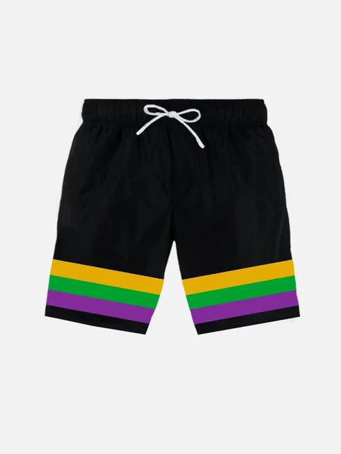 Funny Causal Pattern 3D Print Shorts Swim Trunks Beachwear