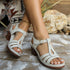 Women Slip On Chunky Platform Sandals Summer Wedges