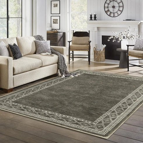 Modern Area Rugs Washable Carpet for Living Room Non-slip Large Decorative Mats