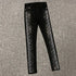 Fashion Rhinestone Jeans Female High Waist Slim Pencil Pants