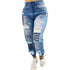Casual Slant Pocket Ripped Jeans for Women - Perfect Fall Outfit Inspiration for Stylish Looks