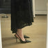 French Temperament Bow Pointed Toe Thin Heels For Women