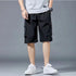 Men's Casual Workwear Shorts with Multiple Pockets for Summer Comfort