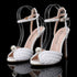 Elegant Women’s Gladiator Sandals with Luxury Pearls and Studs – Chic Peep Toe High Heels for Weddings and Special Occasions