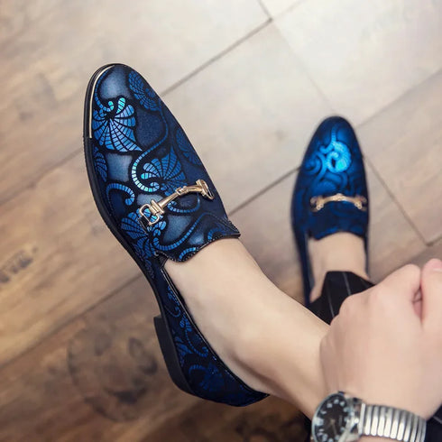 Stylish Italian Leather Dress Loafers for Men - Elegant Slip-on Moccasins Perfect for Business, Weddings, and Parties - Premium Formal Footwear for Every Occasion