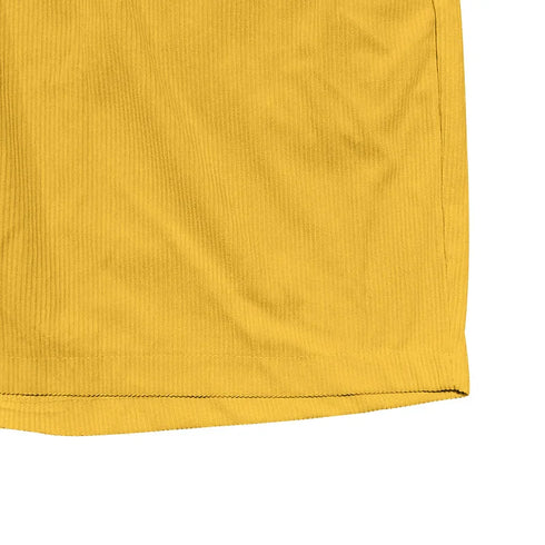 Trendy Retro Corduroy Men's Casual Work Shorts for Summer