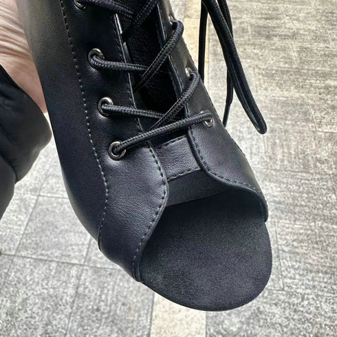 Sexy High Heels Hollow Mesh Sandals for Summer Fashion Comfort Peep Toe Stilettos Jazz Dance Female Shoes Plus Size