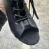 Sexy High Heels Hollow Mesh Sandals for Summer Fashion Comfort Peep Toe Stilettos Jazz Dance Female Shoes Plus Size