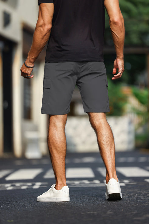 Men's Plain Casual Comfy Cargo Shorts for Summer Clothing