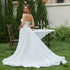Elegant Lace Wedding Dresses for Women Luxury Sleeveless Deep V-Neck Bridal Gowns Sweetheart Wedding Gown