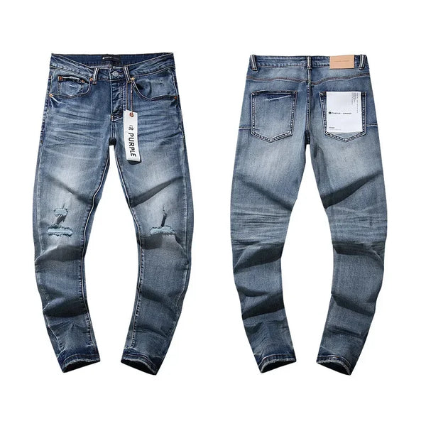 Fashionable High Street European American Jeans for Casual Style