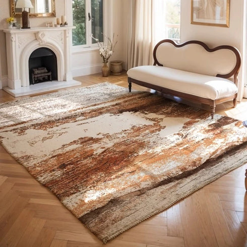 Light Luxury Retro Area Rugs for Living Room and Bedroom Plush Soft Thick Mats