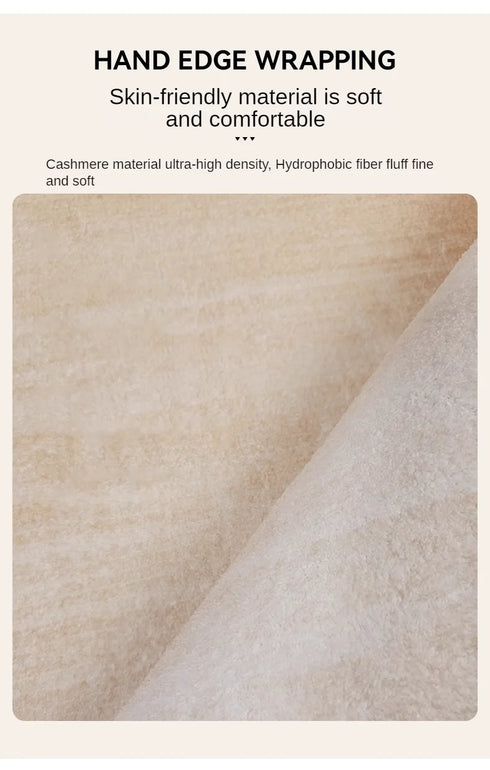 Light Luxury Round Large Area Carpet for Living Room and Bedroom Rug