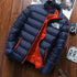 Men's Warm Stand Collar Winter Down Jacket - Casual Street Fashion Parka for Autumn and Winter Adventures