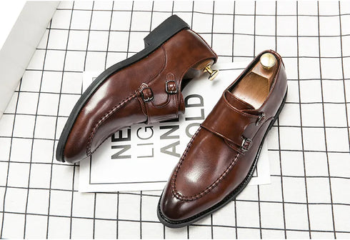 Men's Luxury Designer Loafers Leather Shoes - Elegant Oxfords Fashion Dress Footwear for Formal Occasions, Perfect Slip-On Style for Parties and Events