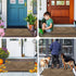 Absorbent Low Profile Entryway Rug Non-Slip Washable Welcome Mat for Heavy Duty Use