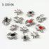 Halloween Spider Nail Art Charms - 3D Alloy Rhinestones for Stylish DIY Manicure and Nail Decor Accessories, Perfect for Gothic Punk and Retro Designs