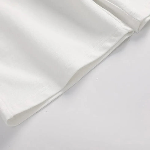 Summer Fashion Cotton Men Casual Shorts Drawstring Waist Comfortable Knee Length