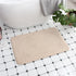 Cobblestone Embossed Non-Slip Bath Mat Memory Foam Carpet for Bathroom Shower Room Doormat
