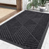 Absorbent Low Profile Entryway Rug Non-Slip Washable Welcome Mat for Heavy Duty Use