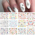 Animal Print Water Nail Decals - Cow and Leopard Designs for Stunning Winter Manicure - 12 Unique Patterns for Creative Nail Art