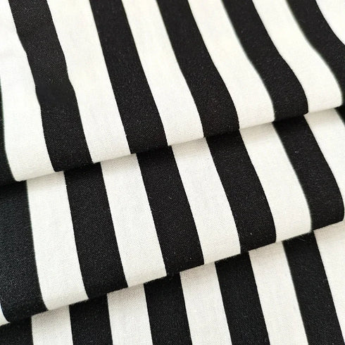 Elegant Black and White Striped Men's Formal Suit - Slim Fit Single Breasted Notch Lapel 2-Piece Jacket and Pants Outfit for Weddings, Prom, and Business Events