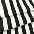 Elegant Black and White Striped Men's Formal Suit - Slim Fit Single Breasted Notch Lapel 2-Piece Jacket and Pants Outfit for Weddings, Prom, and Business Events