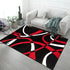 Modern Geometric Area Rug for Living Room Bedroom Decor Anti Slip Floor Mat