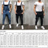 Fashionable Men's Ripped Denim Overalls - Trendy High Street Cargo Bib Jumpsuits for Hip Hop Style and Casual Outfits