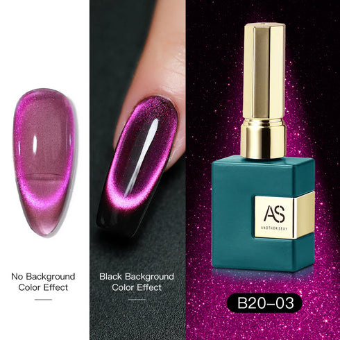 Magnetic Cat Eye Nail Gel Polish - 15ml 9D Shiny Galaxy Effect Soak Off Varnish for Stunning Nail Art, Long Lasting Manicure Essential