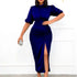 Long Dress Women Party Pleated Bandage Elegant Evening Maxi Dresses