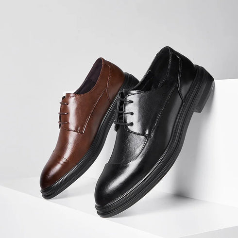 Elegant Handmade Oxford Brogue Shoes for Men - Classic Dress Formal Footwear for Weddings, Business, and Parties - Stylish Leather Attire for Every Occasion