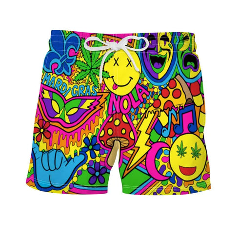 Men's Swimwear Shorts Anime 3D Surfing Board Shorts Trunks