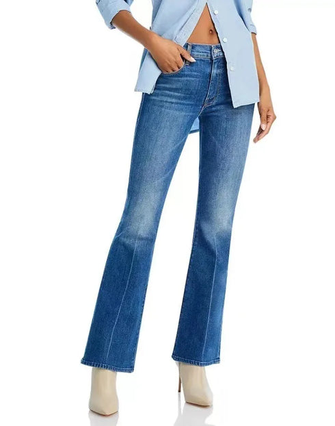 Spring Slim Fit Micro Flared Denim Pants for Women - Perfect for Casual Outfits and Styling Wide Leg Jeans Ideas