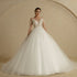 BEPEITHY Customized Luxury Strapless A Line Glitter Wedding Dresses