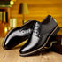Large Size Leather Business Dress Shoes for Men Soft Sole Derby Style Wedding Footwear