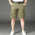 Khaki Half Men's Cargo Shorts Bermuda Designer Jogger Pants