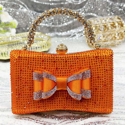 Italian Design Elegant Women's Rhinestone Heels Set