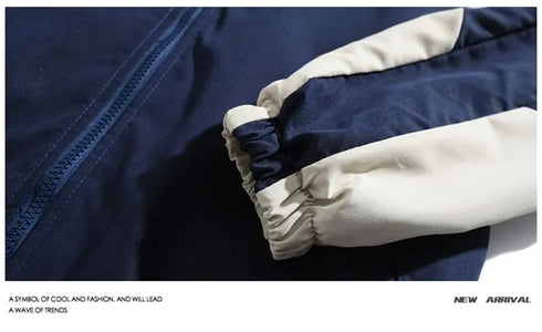 Trendy Hip Hop Varsity Jackets for Men and Women - Stylish Patchwork Color Block Windbreaker Coats Perfect for Spring and Autumn Fashionable College Looks