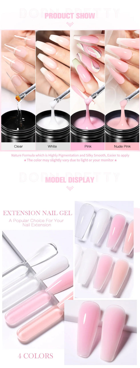 225g Camouflage Color Soak Off Nail Gel Polish - Quick Extension UV LED Nail Polish for Stunning Manicures