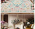 Floral Style Living Room Carpet Machine Washable Large Area Decorative Rug