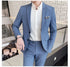 Fashionable Men's Suit and Trousers Two-Piece Set for Business Casual and Weddings