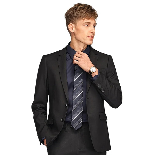 Mens Suits Fashion Business Casual Slim-fit Formal Dress