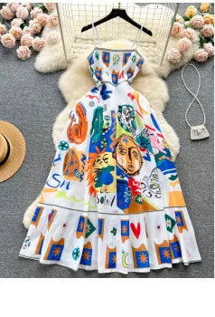 Embroidery Lace Long Cake Dress for Women Evening and Birthday Parties