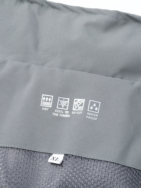 Men's Casual Ultra-Thin Breathable Windbreaker Jacket with Detachable Hood for Summer Sun Protection and Outdoor Adventures