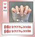 24Pcs Cute Bow Short Coffin Press On Nails - Artificial Full Cover Acrylic Nail Tips for Fall Season Nail Art Decor with Seamless Removable Designs