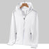 Plus Size Lightweight Summer Windbreaker Jacket for Men - Hooded, Quick-Drying, UPF 50 Sun Protection, Breathable Casual Coat for Outdoor Activities